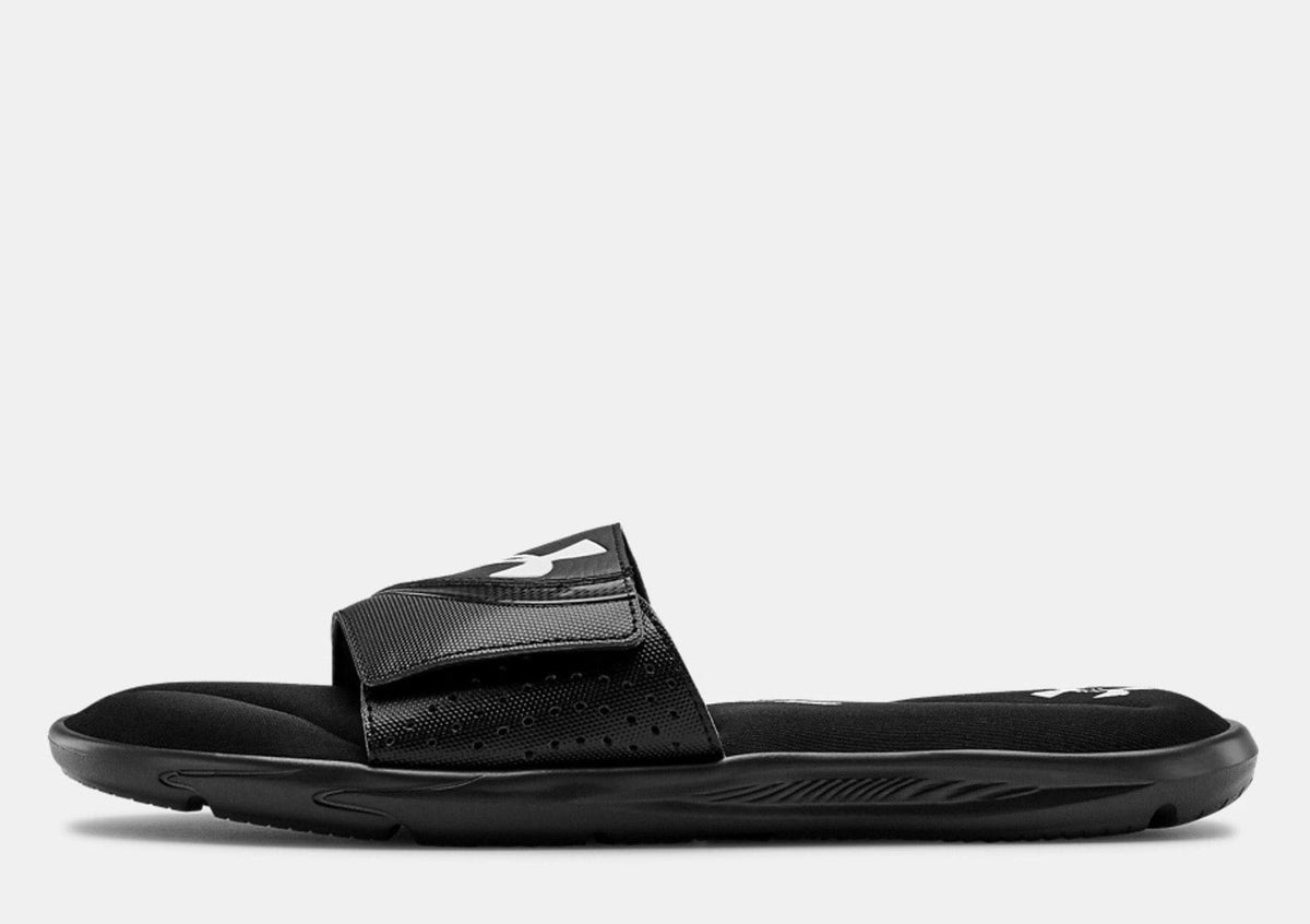 Under Armour UA Ignite VI Slide Sandal Color Black / White Size 8 M US Sporty Under Armour - Brandclub - Under Armour Men main image 2