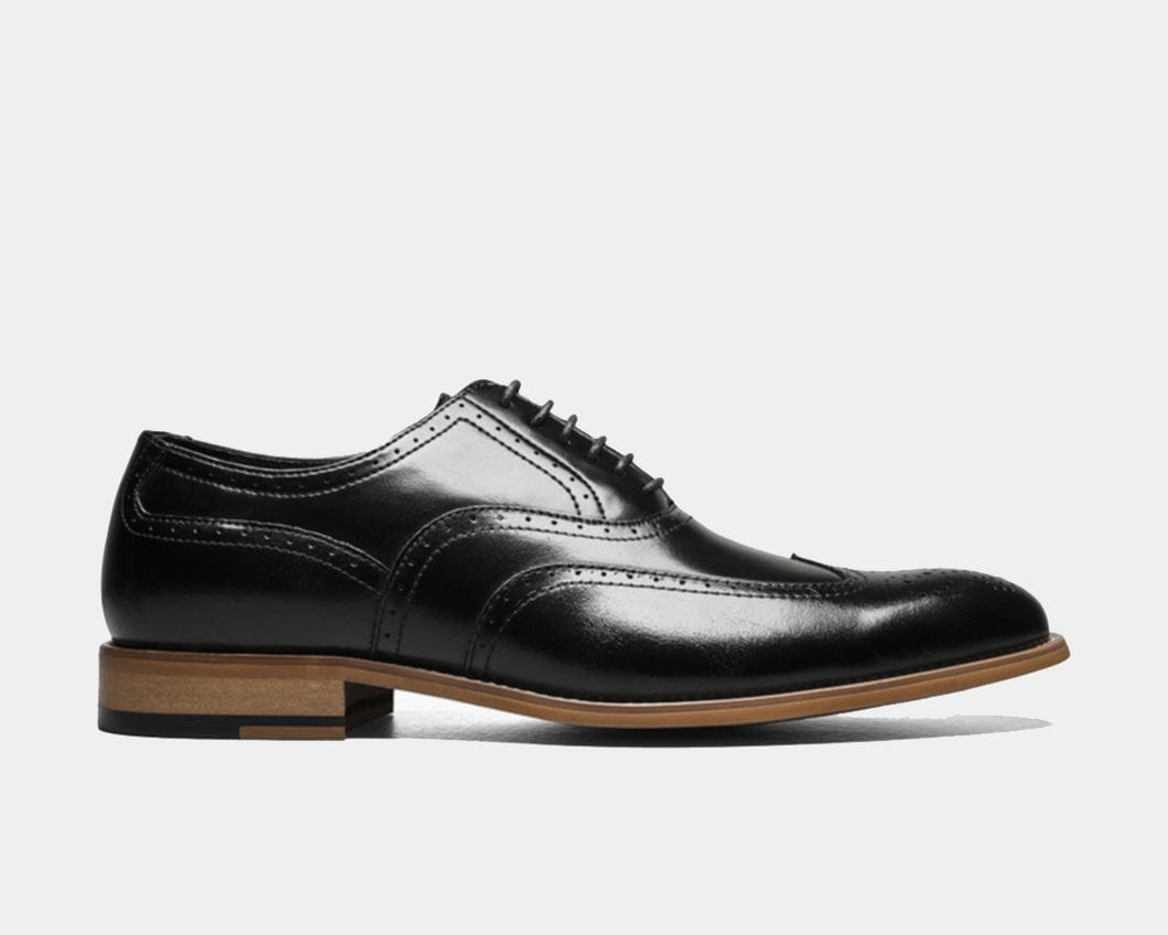 stacy adams mens black dress shoes Stacy Adams Shoes Madison Cap Toe Boot Black Size 12