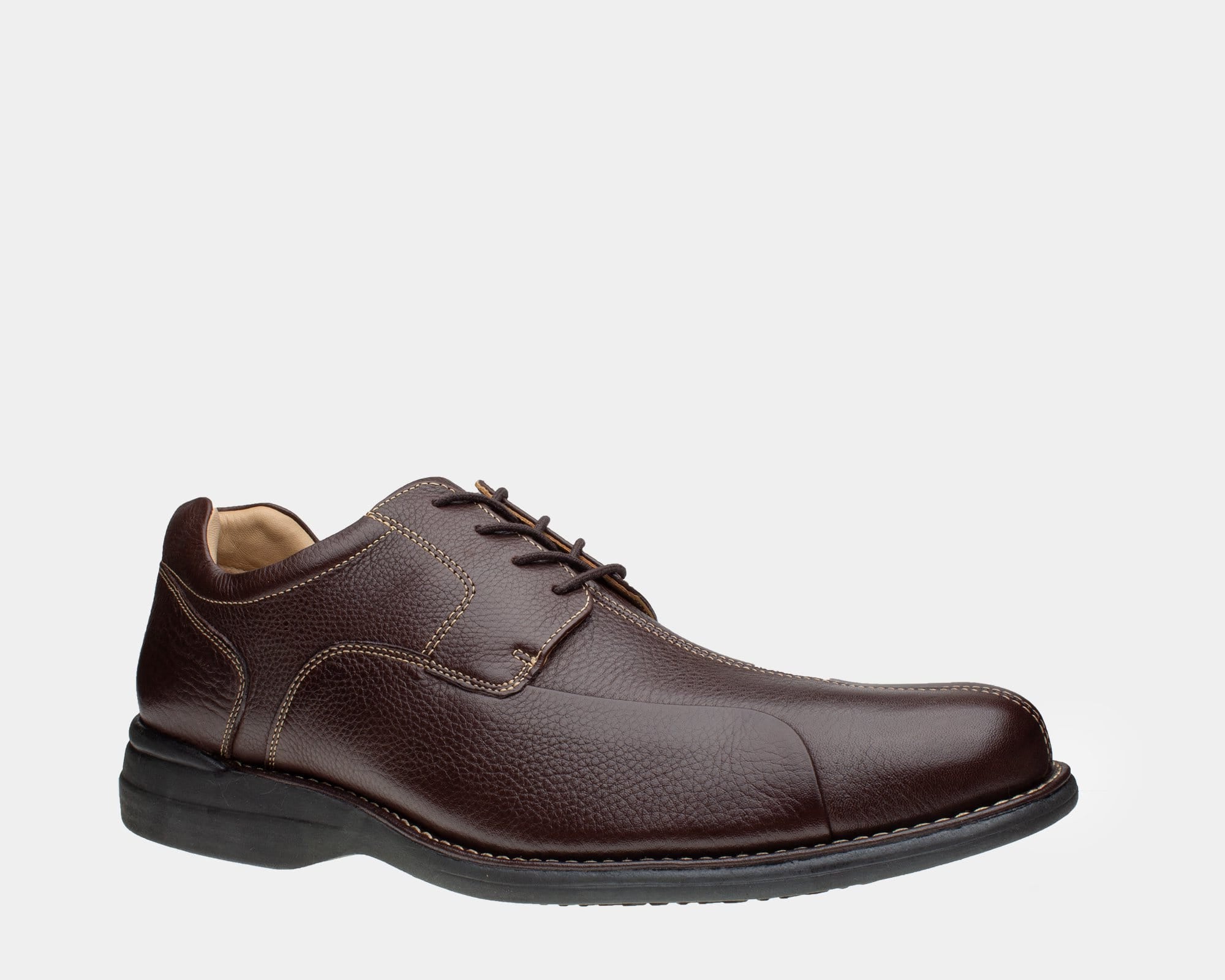 johnston & murphy shuler casual dress bike toe oxford Johnston & Murphy Men's Shuler Bicycle Oxfords Dark Brown 10