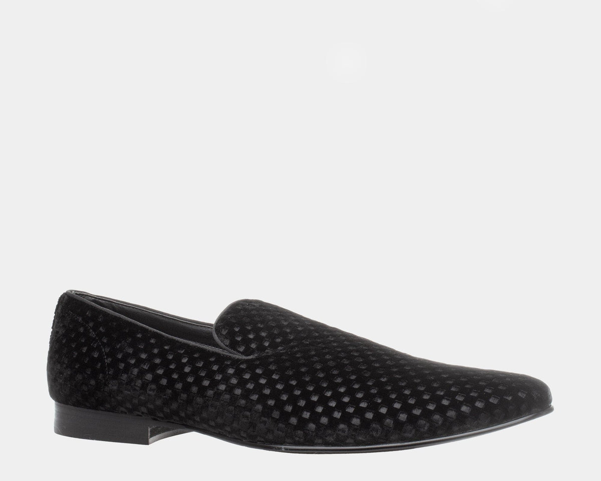 mens velvet dress shoes Shop The Lapel Project Black these velvet tuxedo dress shoes deliver superior durability and stability Men's Slip On Black Velvet