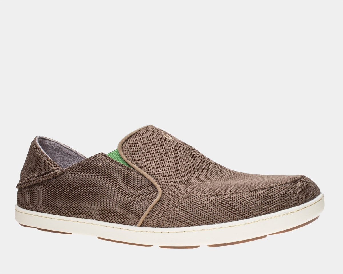 Olukai Nohea Mesh Slip Ons Olukai Nohea Mesh Slip On Sneaker Shoes Gray Orange 10188  main image 2