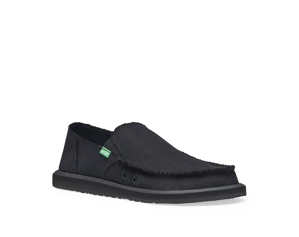 Sanuk Donny Slip On Shoes Black Beach Comfort Men\'s Size 8 US New Amazon.com | Sanuk Mens Donny Hemp 2 Tone | Mens Shoes  main image 4