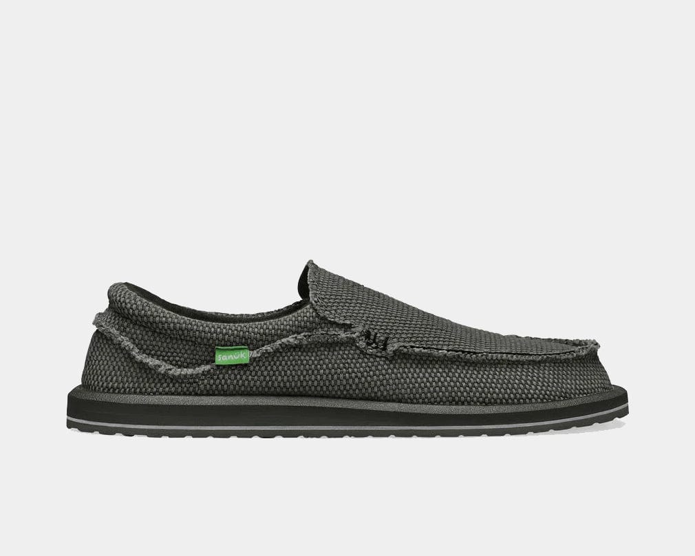 Sanuk Sidewalk Surfer voor heren, herenschoenen, instappers voor heren, voetbed van traagschuim, Bruin, 40 EU