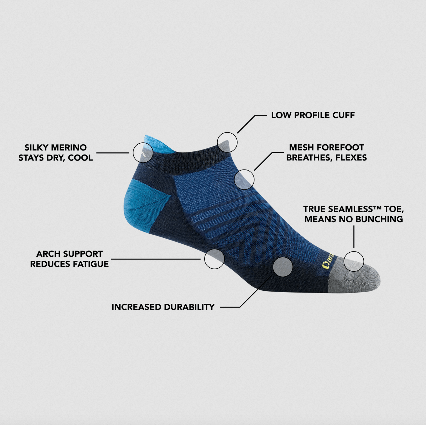 No Show Tab Ultra-Lightweight Running Sock product image