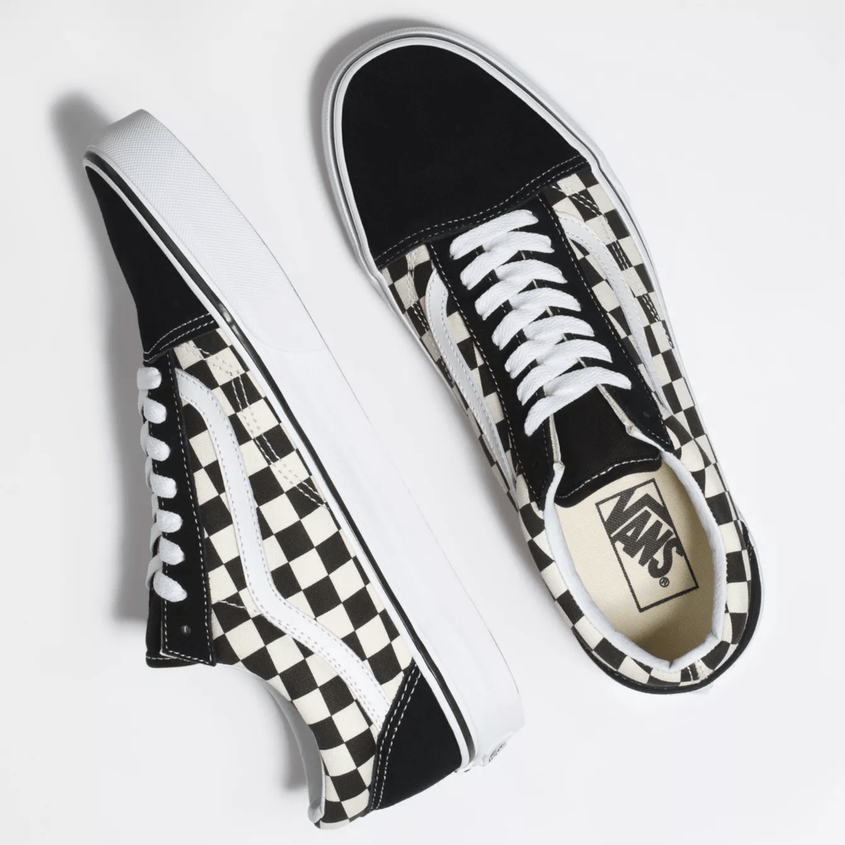 Men's Vans Checkerboard Old Skool Skate Shoes (Large Sizes) – BigShoes