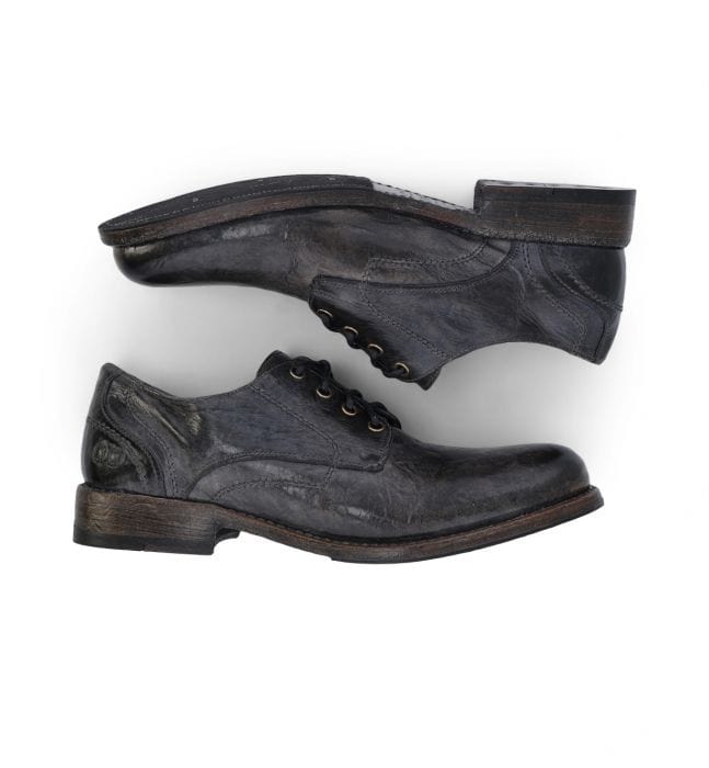 Bed Stu Mens Gray Lace Up Oxford Dress Shoe Washed Leather Sz 8.5 Eur 41.5 s-l400.jpg main image 4