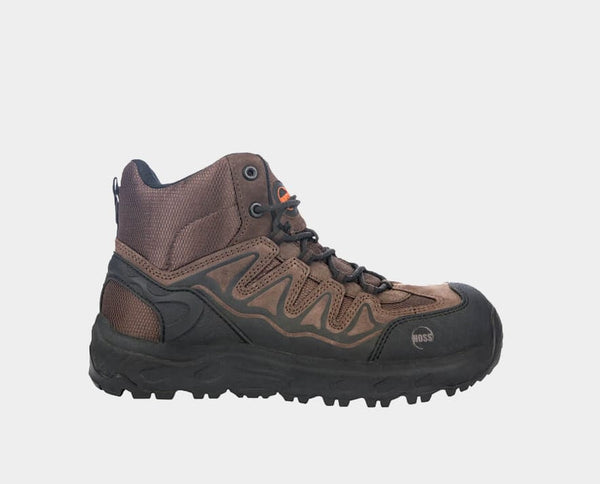 Hoss Eric Hi Safety Toe Boots - Mens Large Sizes – BigShoes