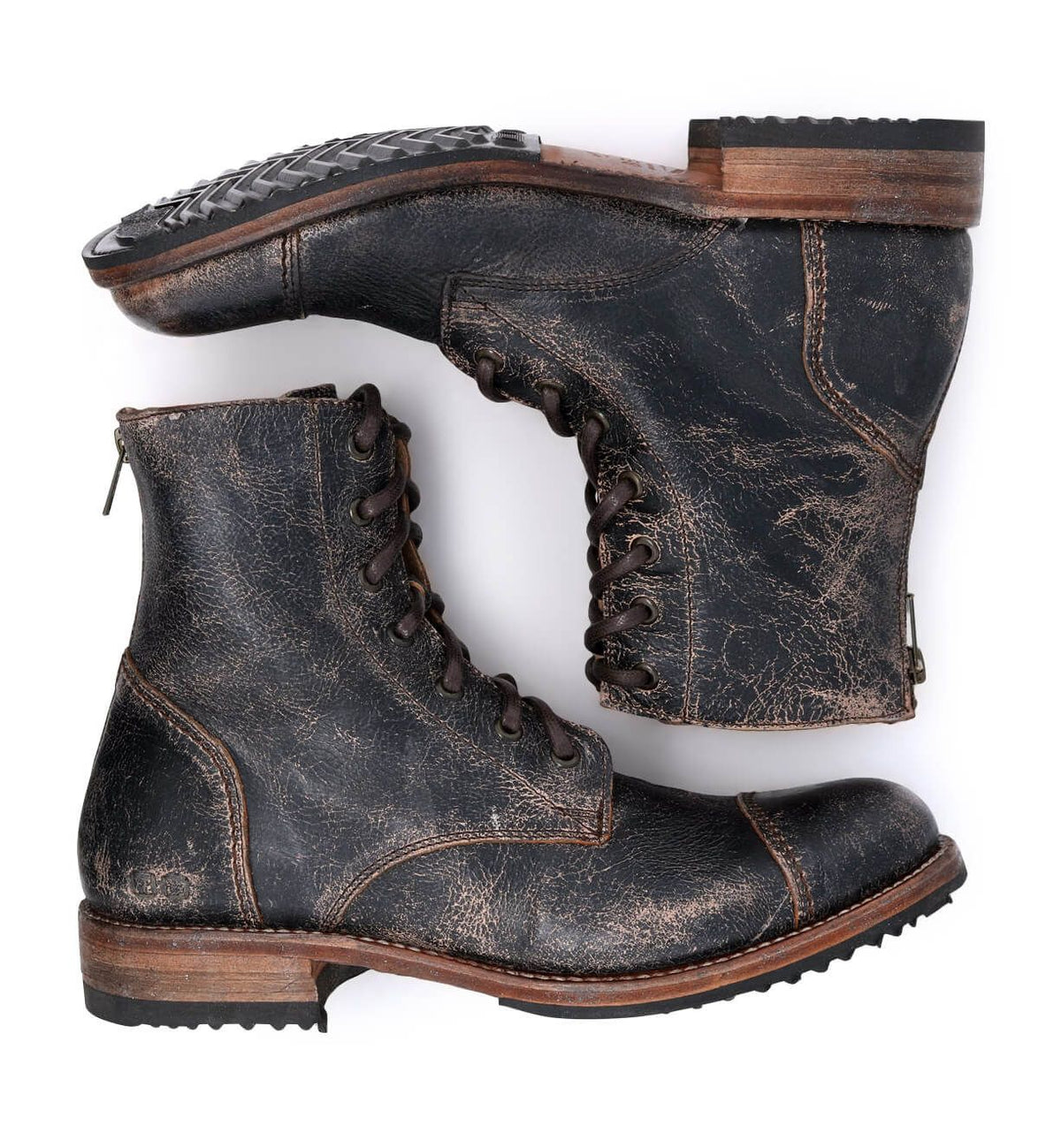 BED STU Boots Protégé Hand-Crafted Leather Boots Distressed Men’s 11 Trek Combat Bed Stu Men main image 2