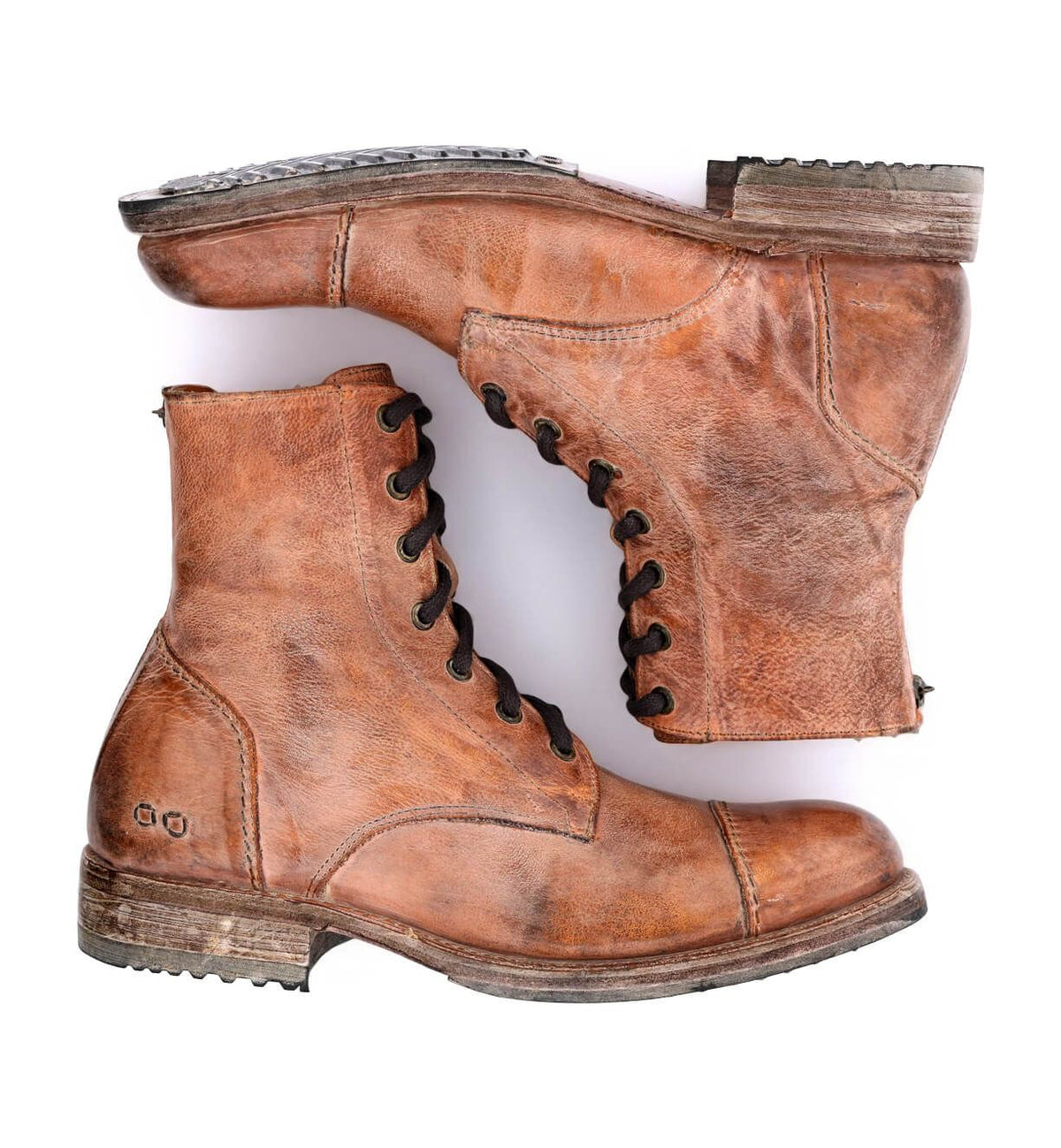 Bed Stu Protege Tan Rustic Vintage Finish Boots - Mens Large 